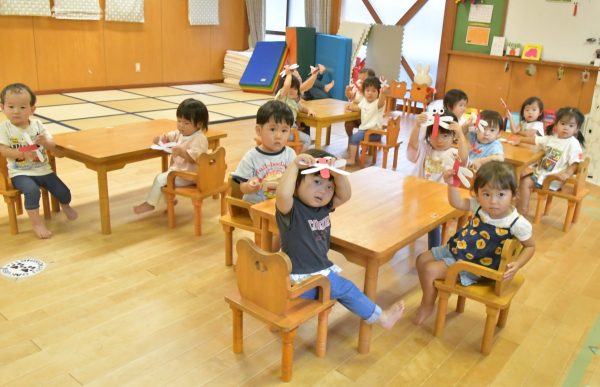 日々の保育も頑張るくすっ子！（松本）