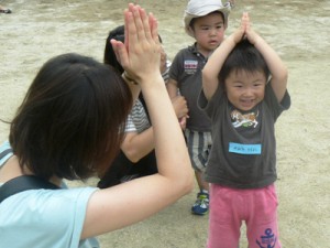 キッズ体操　ミニミニ運動会!!　【園長】