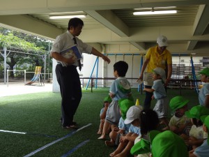 皆大好き！広田先生来園(^O^)／　（山下）