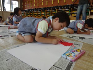 絵画教室&雨があがったら☆(岡山)