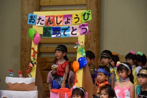 七夕誕生会・未就園児のぷちイングリッシュ(石丸・森川)