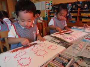 今日の保育＆明日は幼稚園説明会！（田中）