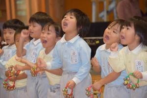 発表会まであと一日!年少・二歳児見所・・・☆(渡邉・石丸)