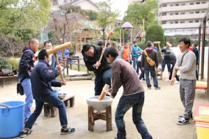 うさぎ集合＆もちつき（今冨）