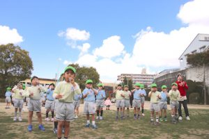 年長ラストーー！！＆りす組ランチパーティー♡（藤井）