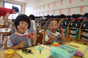 年長英語参観♪(今永)