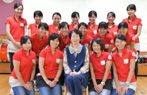 由紀子先生、来園♪（安部）