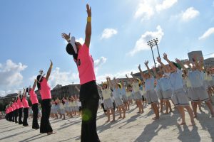 白水学園・運動会のトリ(森川)