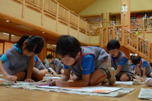 三園合同リレー大会&50M計測・最後の絵画教室(見矢)