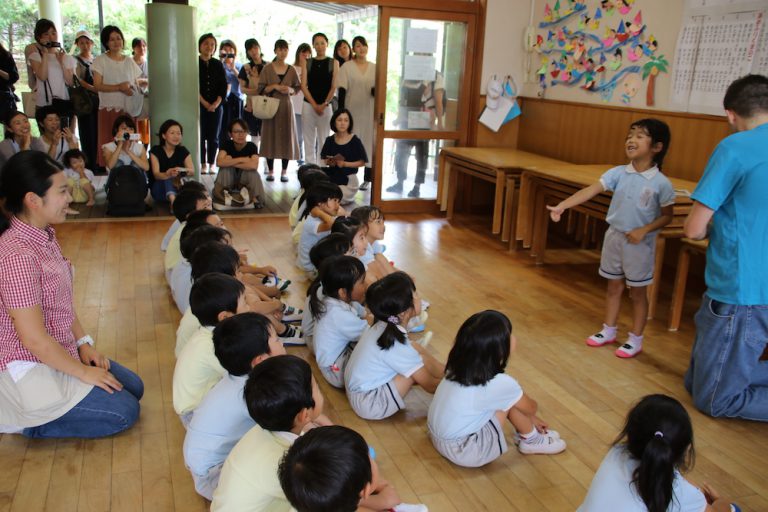 年長英語参観＆キャンプ説明会・ひまわり組ごほうび・幼稚園見学会＆キッズ体操受付のお知らせ(田嶋・牛之濱)