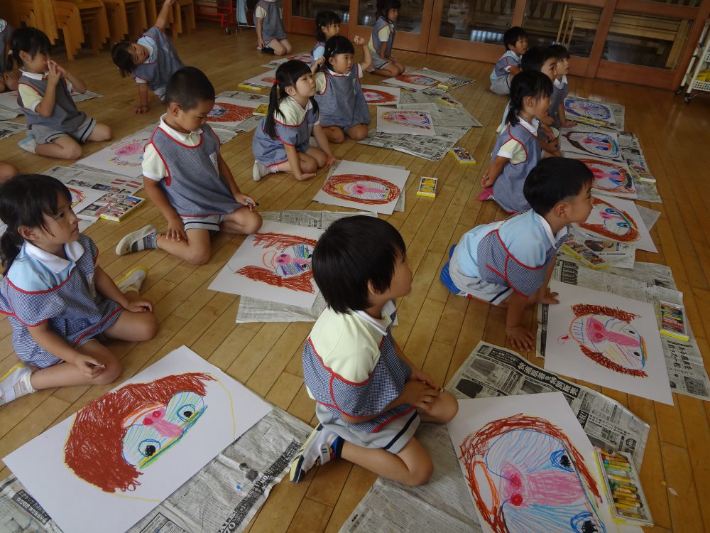 広川幼稚園さん来園！and大好き☆絵画教室（竹本）