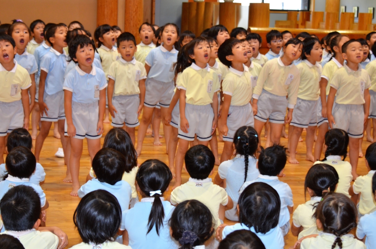 三園交流会！くすの木いらっしゃ～い！(出口)