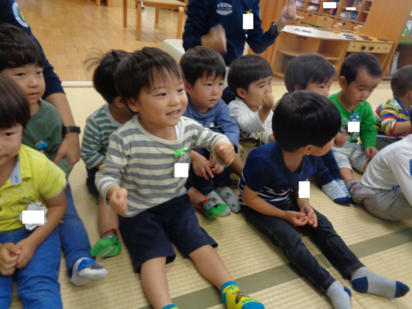 二歳くすの木幼稚園へ！(矢野)