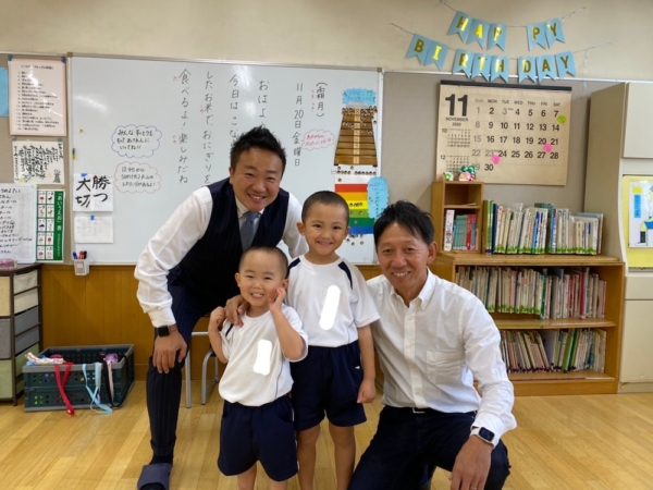 先生も子どもも再会！