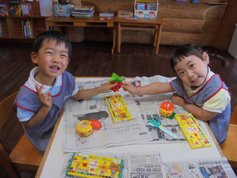 大好きな苺&初めての製作・未就園児情報☆(佐藤・仲宗根)