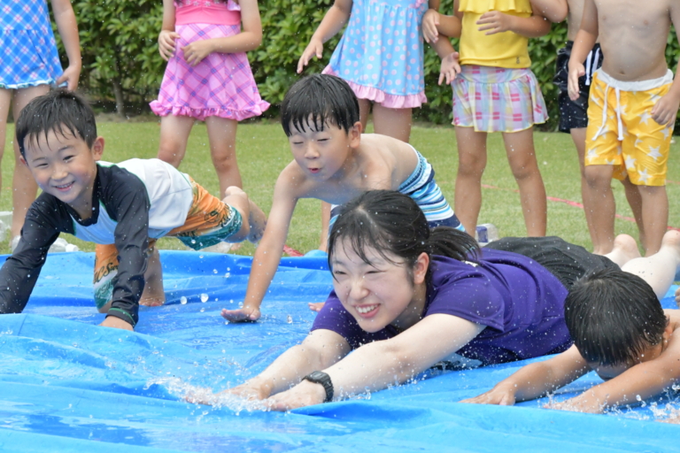 みんな大好き水遊び！