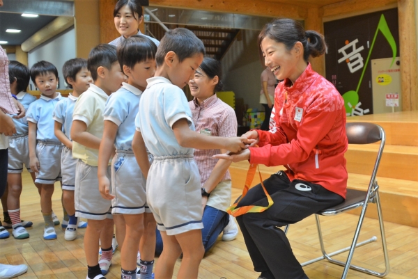 「忘れ物を取りに」道下選手金メダル！