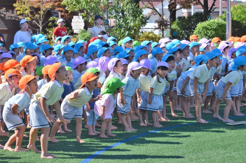 森の木運動会リハーサル＆年中特集(西村　優花)