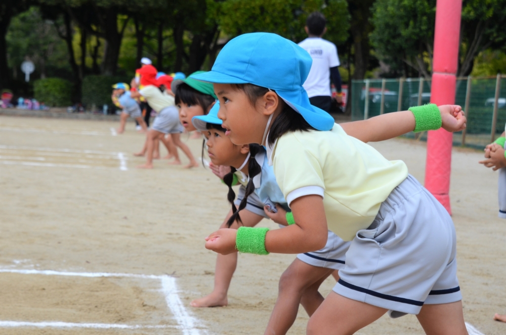 年長５０ｍ計測＆三園合同リレー大会（佐藤）