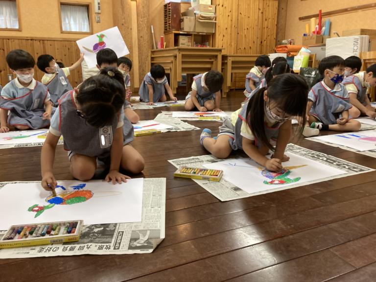 楽しみにしていた絵画教室！(黒木)