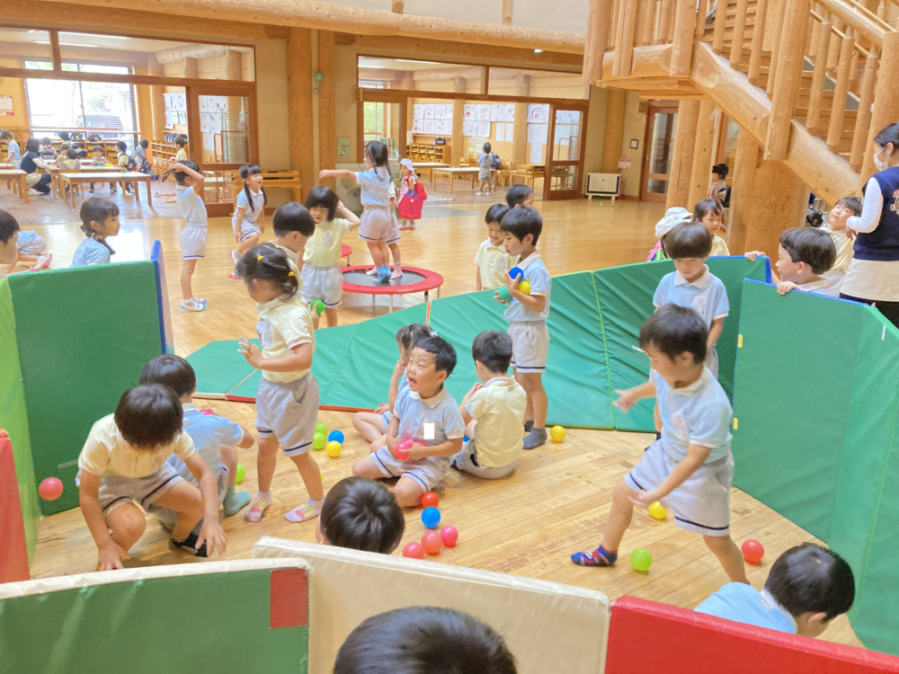 雨でも森っ子は元気！（石井）