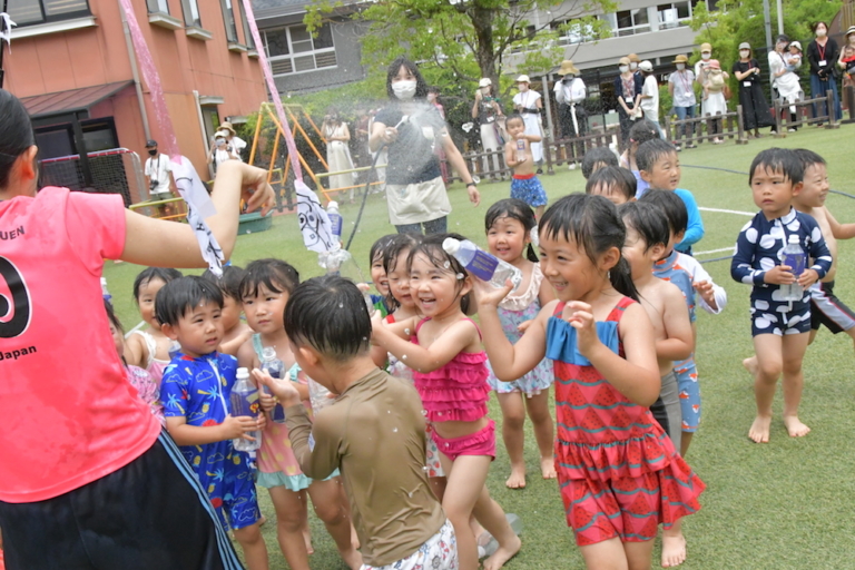 水遊び開始＆年中組西日本スイミング（木下）
