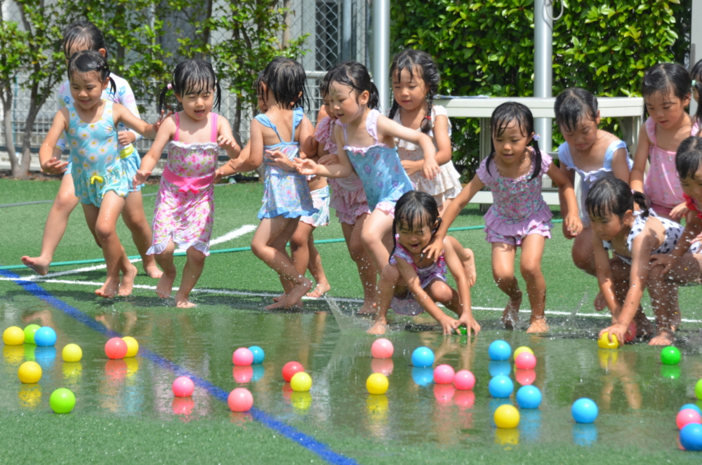 水遊び日和！＆パピークラブも水遊び（大塚・森川）