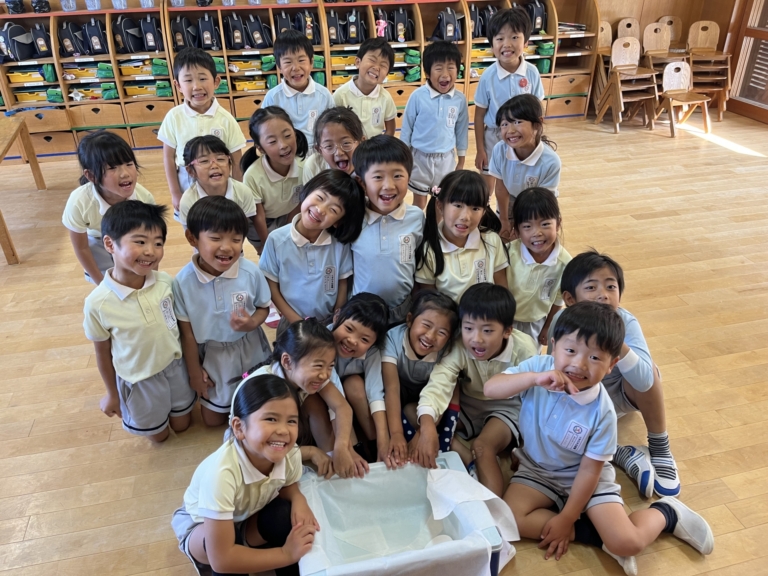 くすっ子米の日！（安倍清花）