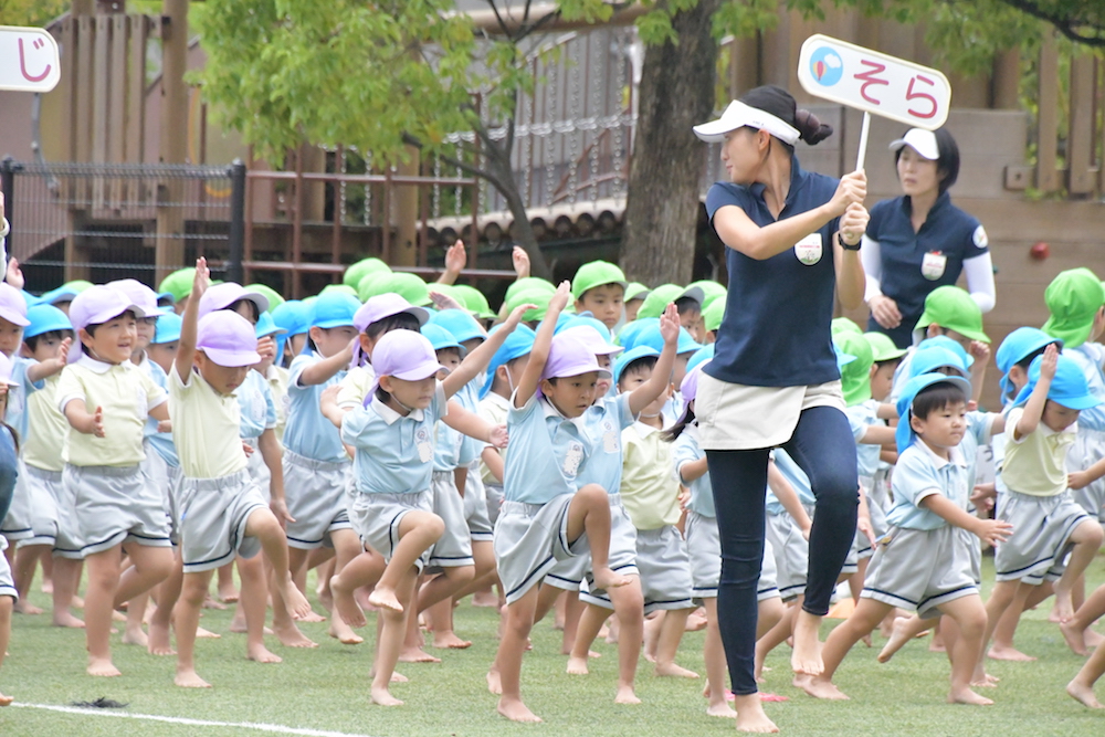 皆で頑張った開閉会式練習（太田）