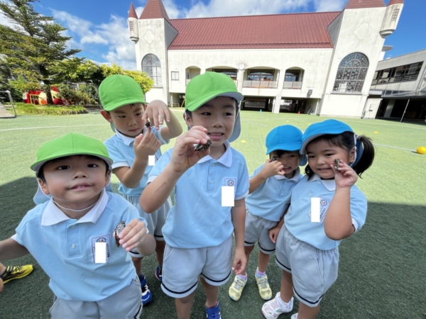 もみの木:一学期終業式!(園長先生&江口)