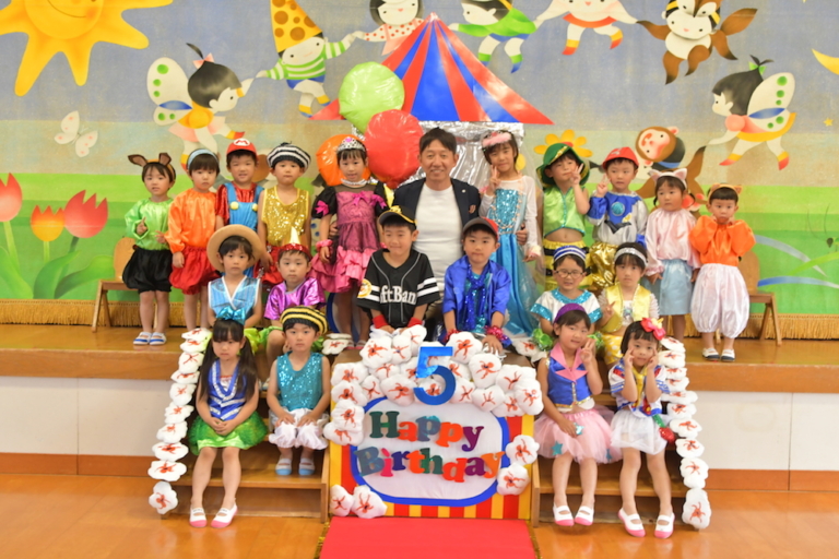 ５月生まれの誕生会（小松）
