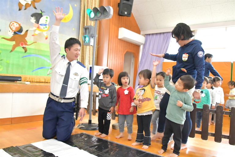 栃木県からお客様来園＆交通安全教室（木村）