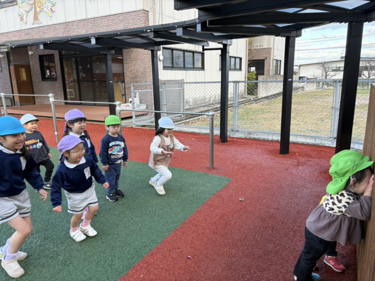 園内リハーサル＆たくさん遊んだよ！（江口）