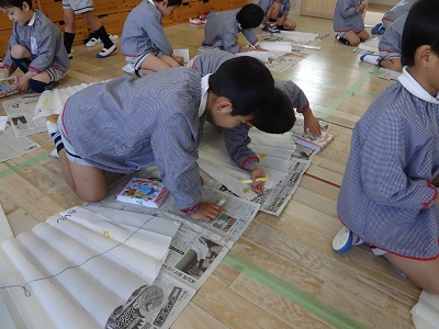 たこあげ&絵画教室お知らせ(古賀)