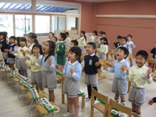 元気な歌声響けぇ~♪ (篠原)