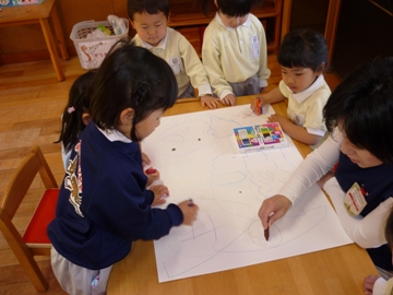 一人で初登園☆(松本)