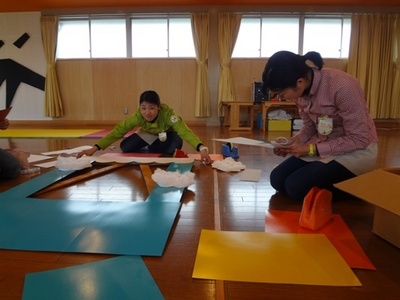 土曜日の幼稚園では・・・?(田中)