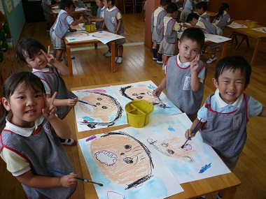 口を大きく開けて 林 学校法人 白水学園